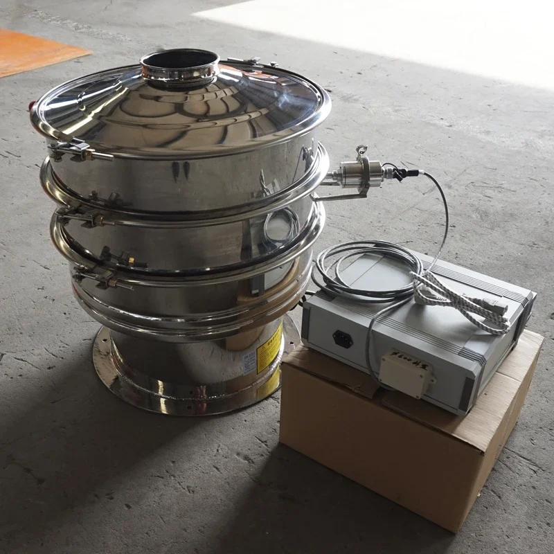 Industrial Ultrasonic Circular Vibrating Shaker Vibro Rotary Sieve Powder Vibration Sieving Screen for Metal Powder