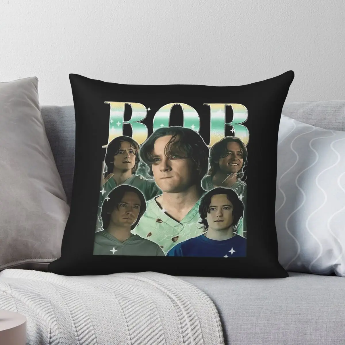 I'm Bob Lewis Pullman Thunderbolts Square Pillowcase Polyester Linen Velvet Creative Zip Decor Throw Pillow Case Sofa Cover 18
