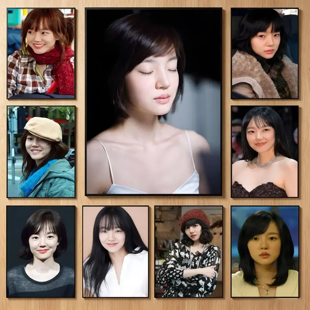 Refined Celebrity L-Lim Soo Jung Poster Classic Self-Adhesive PP Wall Sticker for Living Room Bar Decor Gift