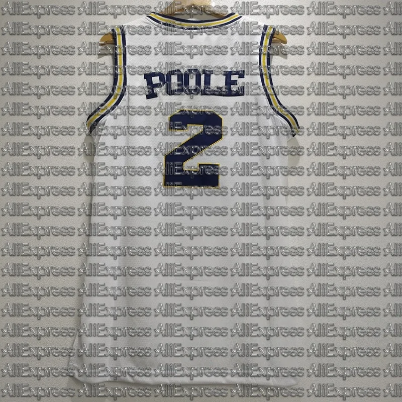 

Men's # 2 Jersey, University of Michigan Basketball Jersey, American Retro Sports Vest, Men's Fashion