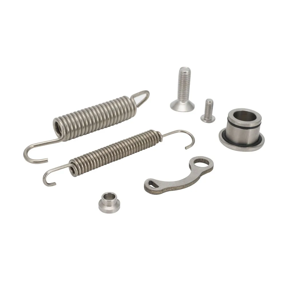 Accesorios para motocicleta: Kit de resortes y tornillos para soporte lateral/ponga de pie para KTM XC EXC XCW XCF EXCF, piezas duraderas para motos de cross/pit bike
