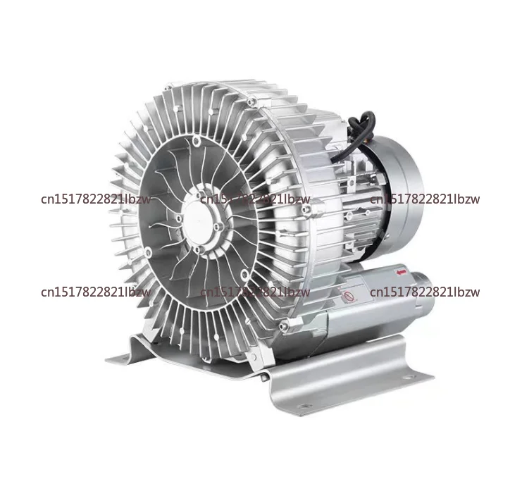 220V 750W single Three High Pressure Vortex Fan Air Pump Axial Flow Vortex Fan Oxygen Booster Pump Silent High Pressure Blower