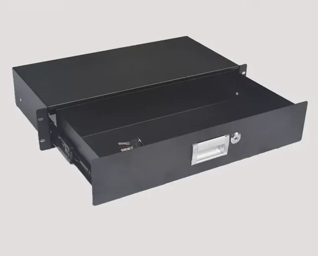 yes2U Rack Mount Drawer, Network Cabinet Drawer for Microphone Flight Case ABS Box
