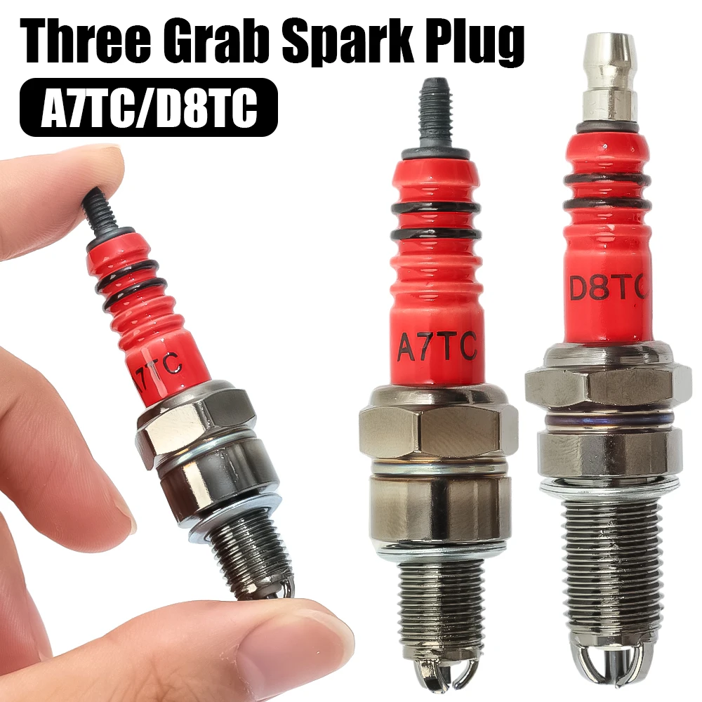 Three-sided Pole Spark Plug Stroke Electrode Gasoline Chainsaw Brush Cutter Engine Replace For New Garden Lawn Mower Accessories