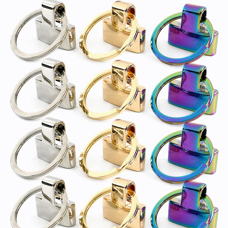 5/10/20Pcs 20/24mm Metal Key Ring Connector O Keychain Buckles for Car Keys Bag Handbag DIY Leather Craft Accessories