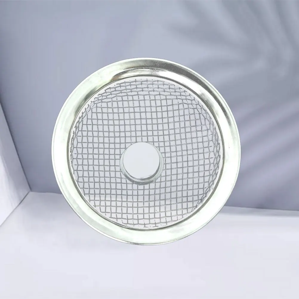 

Ситечко для раковины из нержавеющей стали, сетчатая ловушка для мусора для кухни, ванной комнаты, гаража, простая установка, можно мыть в посудомоечной машине, прочный