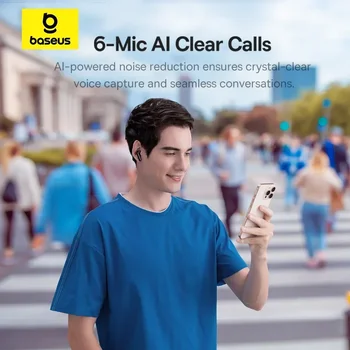 Baseus EP10 Pro ANC 無線藍牙 6.0 耳機 50dB 即時自適應降噪耳機 6 麥克風 Hi-Res LDAC IP55 耳機 8 最佳銷售 降噪耳機 - №1