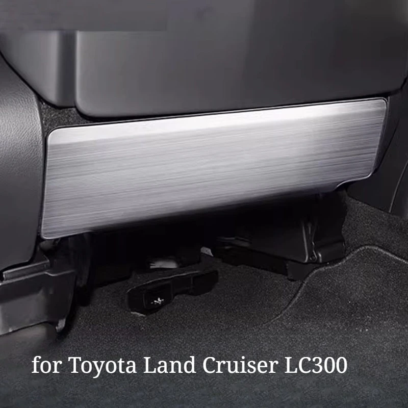 

Seat Anti-Kick Plate & Anti-Kick Protection Mat Interior Modification Accessory for Toyota Land Cruiser LC300