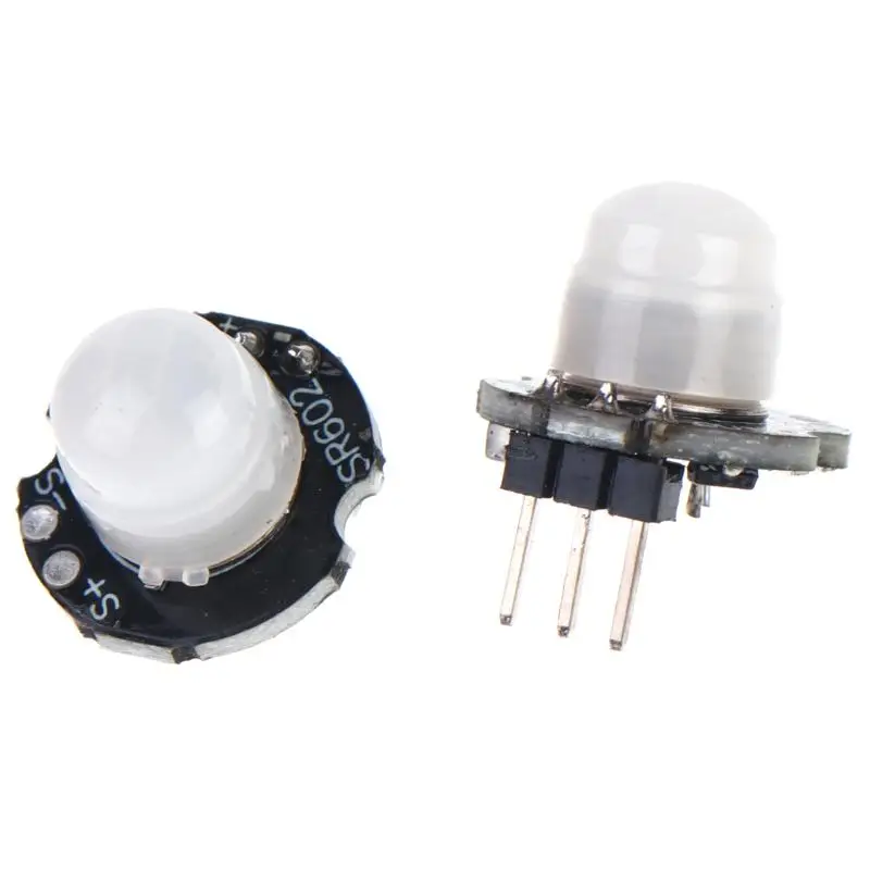 1/3/5Pcs SR602 Mini Motion Sensor Module, PIR Pyroelectric Infrared Induction Switch Kit with Lens & Bracket for DIY Projects