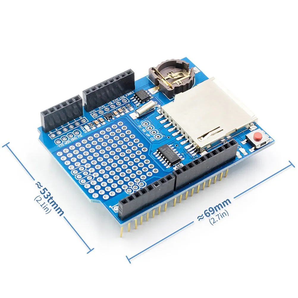 Module Data Recorder Shield V1.0 Rtc Backup Card Interface Compatible with Arduino Mega