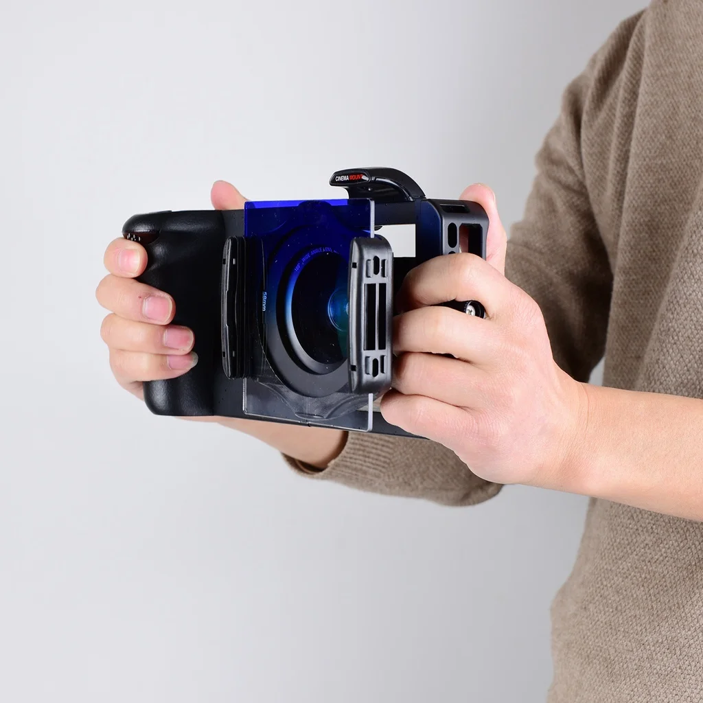 Normal rabbit cage Smartphone camera stabilizer Video mount Shooting cage + Lens for Xiaomi iPhone