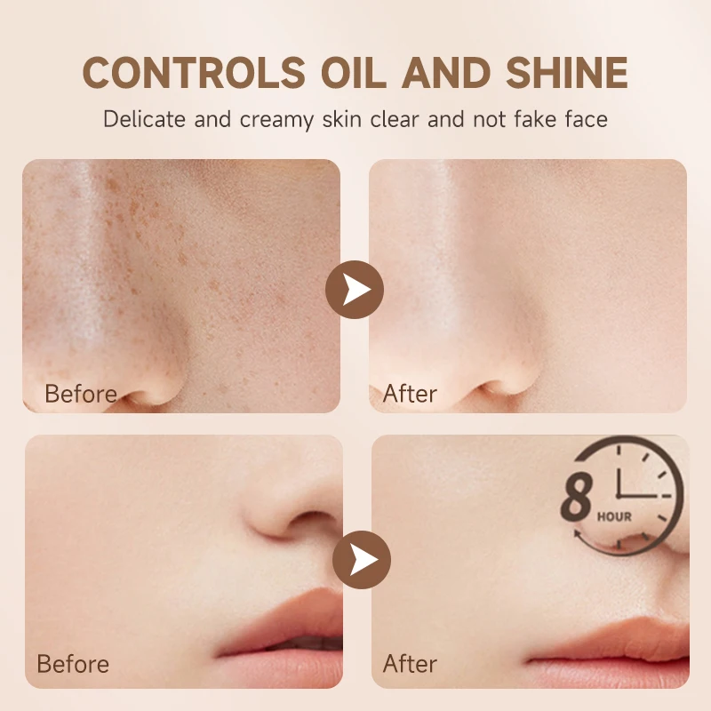 Base mate hidratante y crema BB, corrector de cobertura total, larga duración, Control de aceite, resistente al agua, no aguancia el tono de la piel
