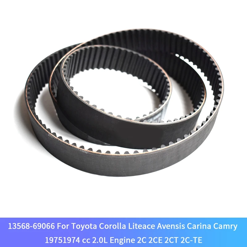 Timing Belt Replacement For Toyota Corolla Liteace Avensis Carina Camry 1975/1974 Cc 2.0L Engine 2C 2CE 2CT 2C-TE 13568-69066