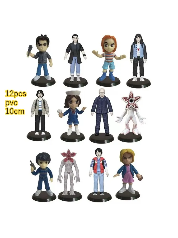 12/6 Uds. MOC Demogorgon Strangered Things Vecna juguetes de adorno de escritorio regalos para niños figura coleccionable para decoración de mesa de escritorio