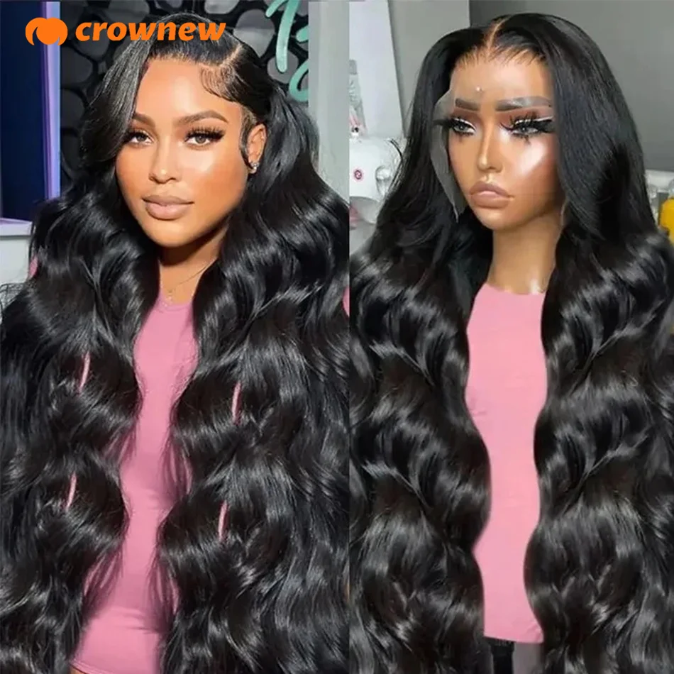 

Body Wave Lace Front Wig Brazilian 13X4 Transparent Lace Frontal Human Hair Wigs 32Inch 180 Density Remy Wig Glueless Lace Wig