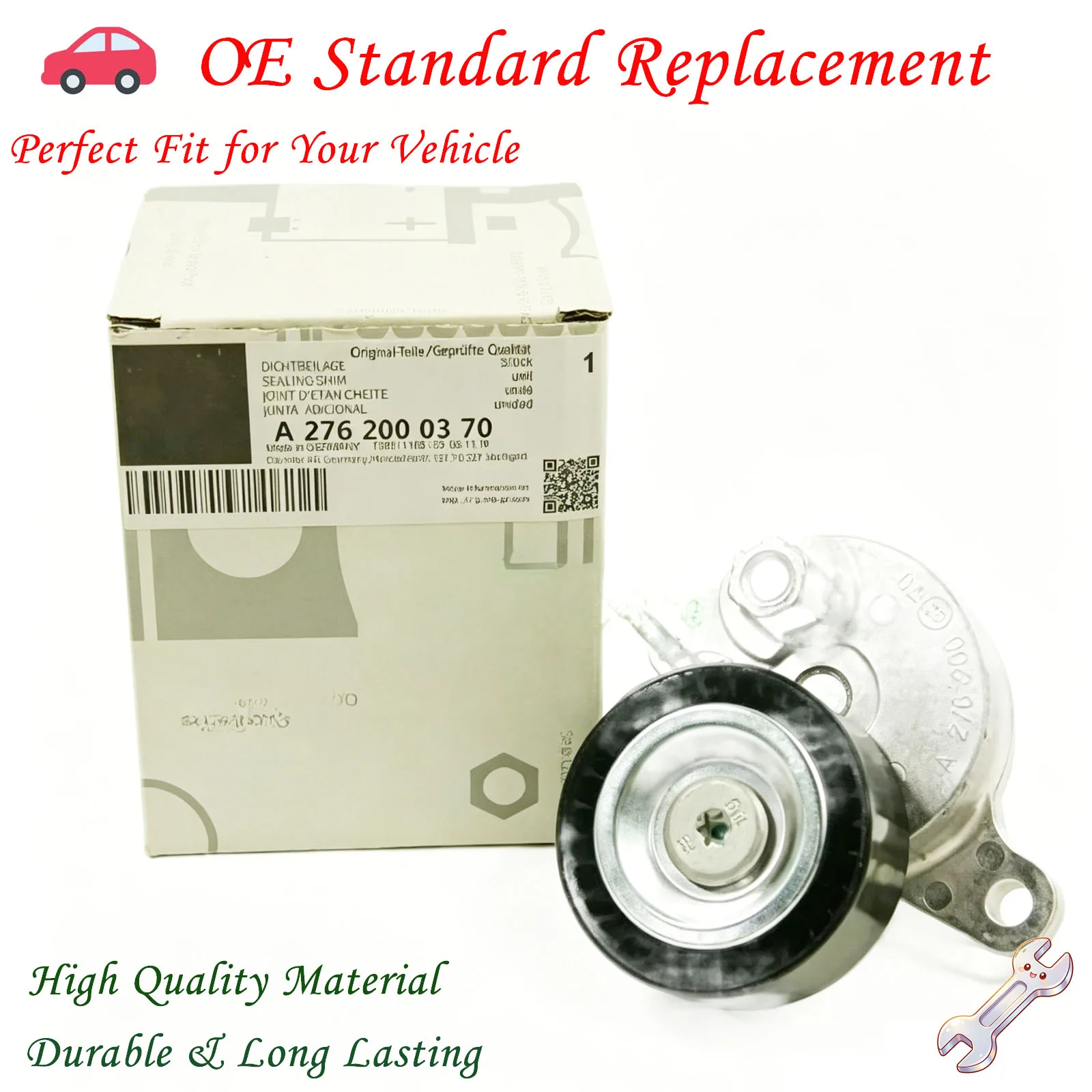 

OEM A2762000370 Engines Belt Tensioner For Mercedes-Benz M276 C-Class W204/W205 E-Class W212/W213 CLS C218