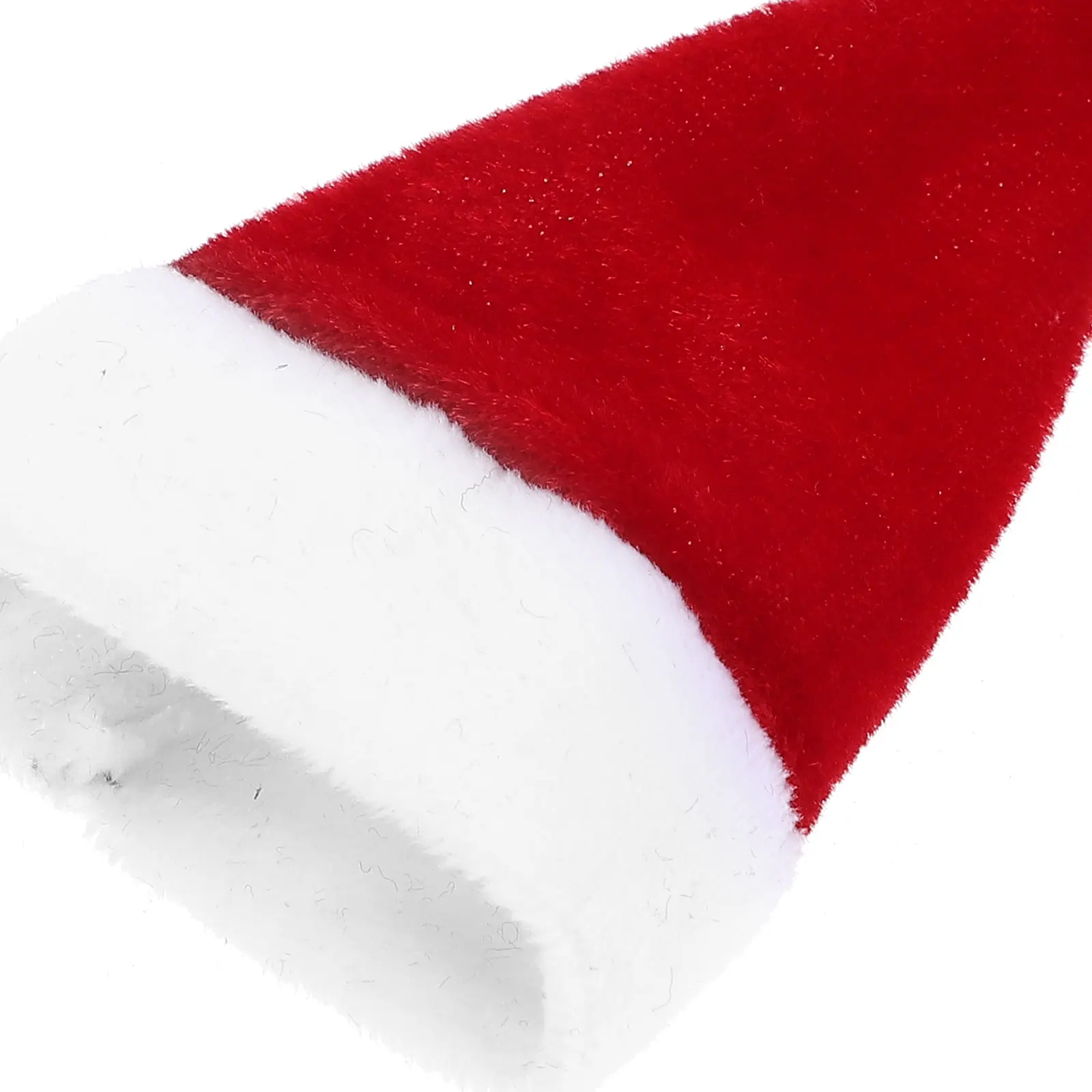 

6Pcs Tiny Christmas Hat Mini Santa Hats Xmas Decoration Accessory Cutlery Silverware Lollipops Bottles Reusable