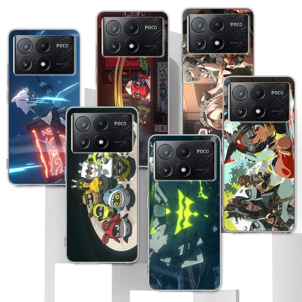 Zenless Zone Zero Mobile Games Case for Xiaomi Poco X6 X5 F4 M5s X3 NFC F1 F5 M5 M3 M4 GT F3 F2 X4 Pro Transparent Phone Cover