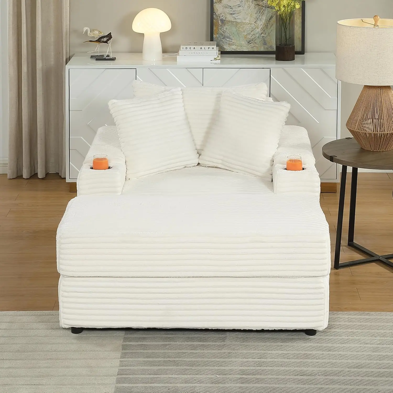 سرير نهاري VIAGDO مقاس مزدوج مع درجين للتخزين ومحطة شحن، إطار سرير نهاري معدني مزدوج مع لوح أمامي للرف وإضاءة LED