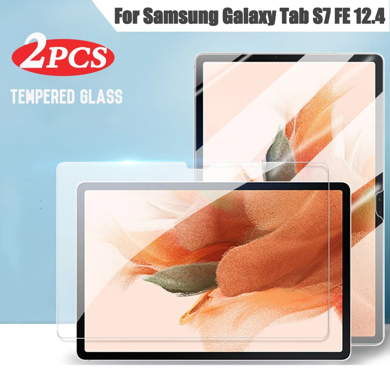 Szkło hartowane 9H do Samsung Galaxy Tab S7 FE 12.4 2021 szkło SM-T730 T733 T736B anty zarysowania folia ochronna