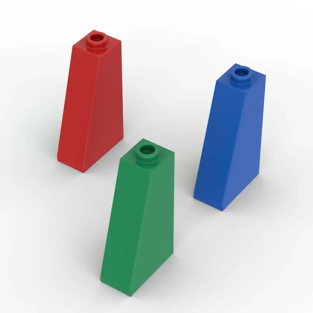 MOC 10PCS Slope 75 4460 2x1x3 Building Blocks Kit Hollow Stud Bricks Particle Puzzle Idea DIY Toys Children Birthday Xmas Gifts