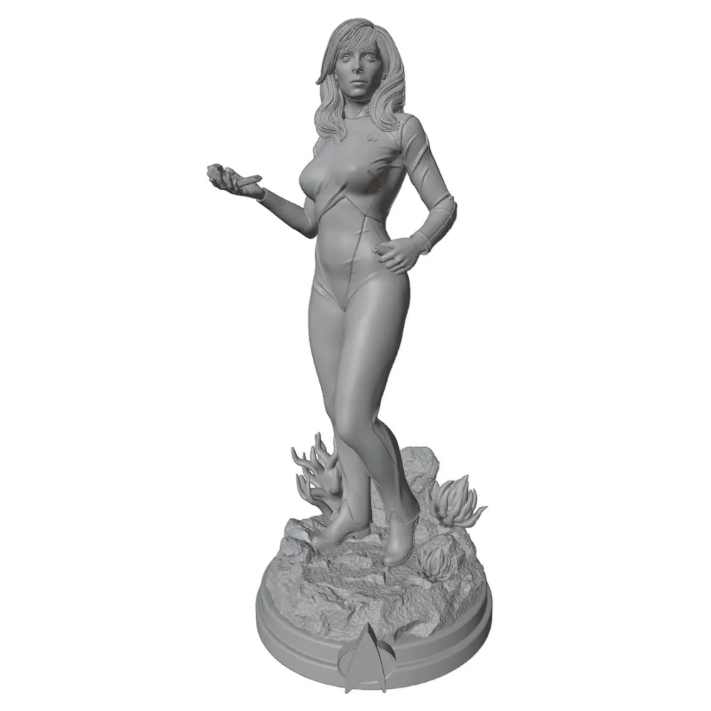 1/24 75mm NSFW Sexy Girl Resin Model Kits GK Miniature 3D Printed Gray Model Figurine DIY Doll Model Unassembled And Unpainted