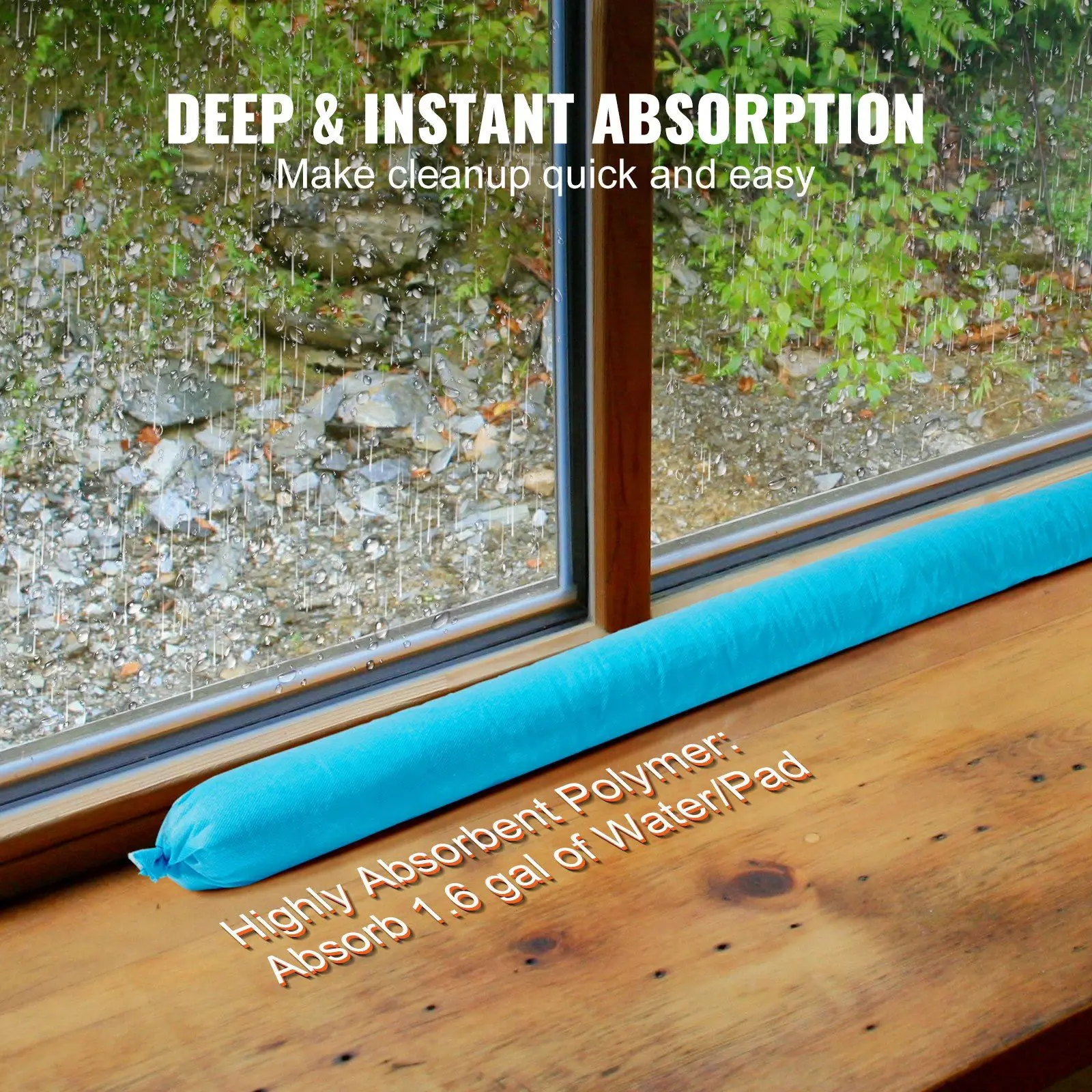 ユニバーサル吸収性ソックス、吸水スネーク 20 ガロン容量、3 インチ x 47.24 インチの防カビ流出防止ソックス、12 個