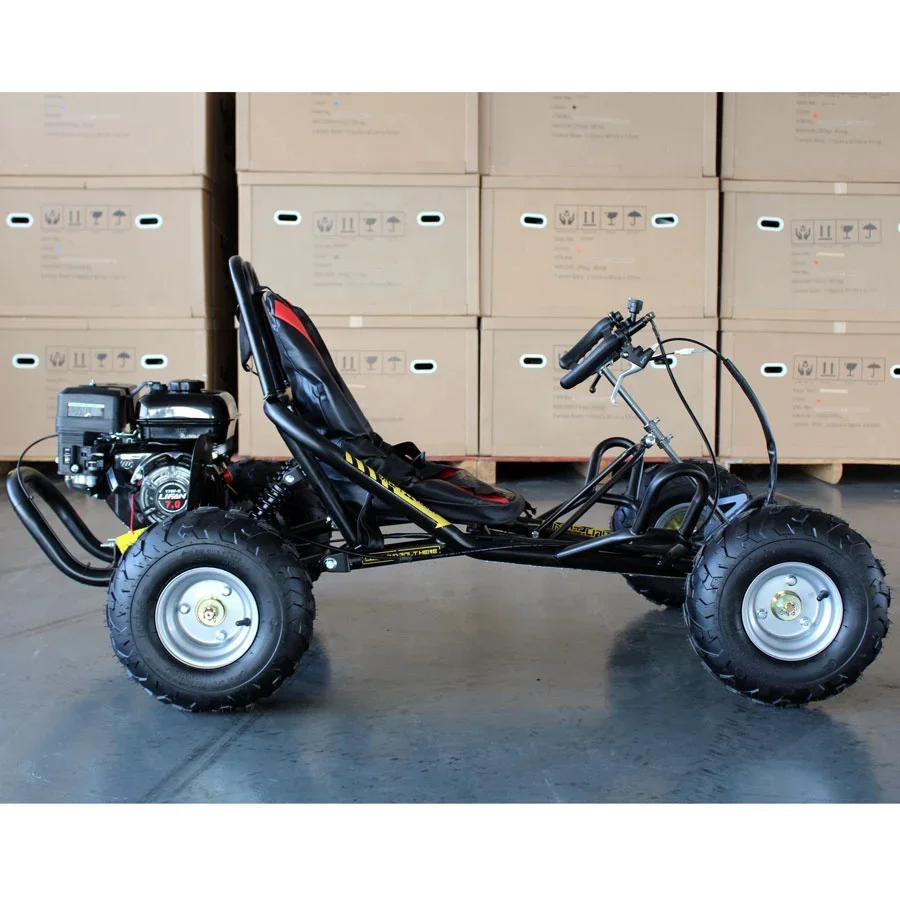 105CC Children's Mini Gaso-line Kart 25KM/H Sand Drift Elderly Go-Kart Buggy with 4 Stroke