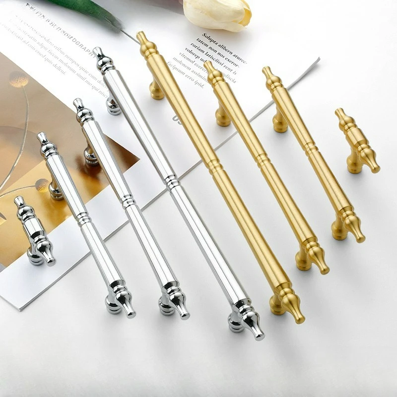 

Modern Minimalist Cabinet Door Brass Handle Shoe Cabinet Wardrobe Cabinet Door Handle Light Luxury Drawer Handle