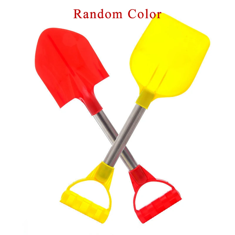 Random Color Beach Shovel Toy Summer Beach Playing Shovels Play House Toys Kids Outdoor Digging Sand Shovel Play Sand Tool 2 PCS