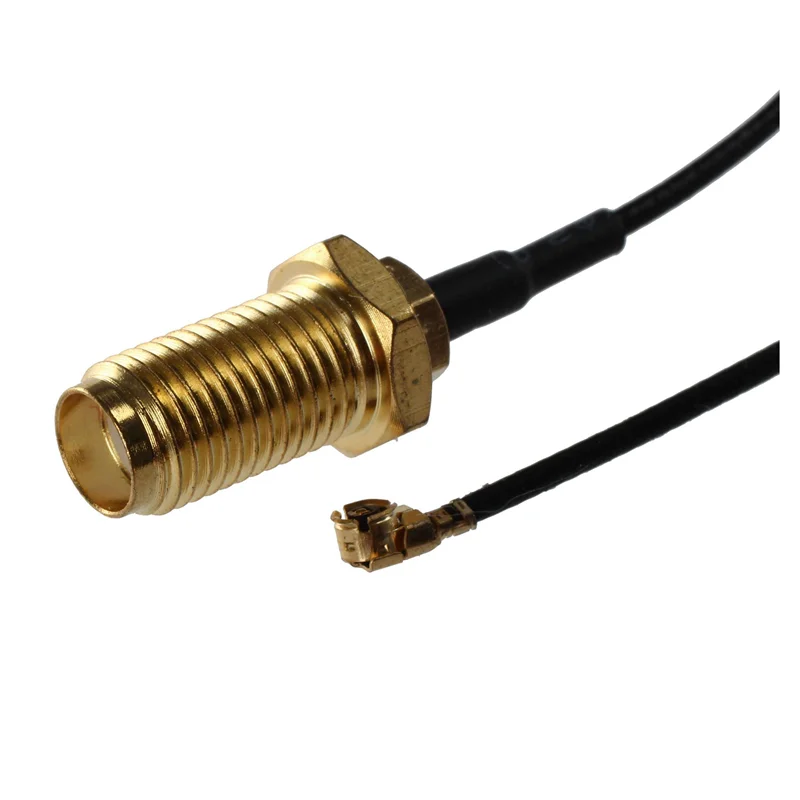 AA49 10 Pz. Antenne WLAN Pigtail HIROSE U.Fl SMA Box Cavo adattatore RSMA 20 cm