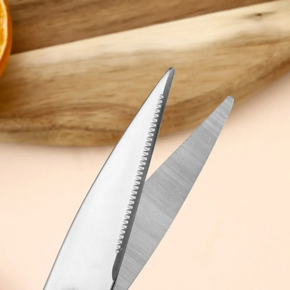 

Durable Gourd Shape Kitchen Scissor Removable Rust-proof BBQ Scissor Stainless Steel Chicken Bone Scissor Fish