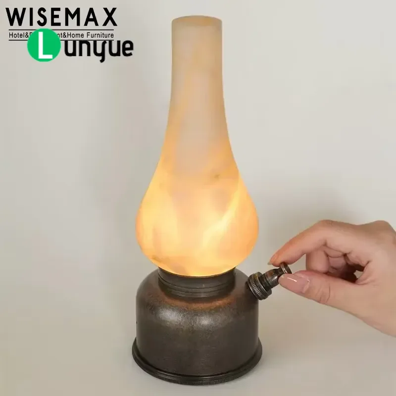 Modern Minimalist Marble Desk Lamp for Bedroom Bedside Study Home Decoration Lighting Fixture Elegant Design Ambient Light
