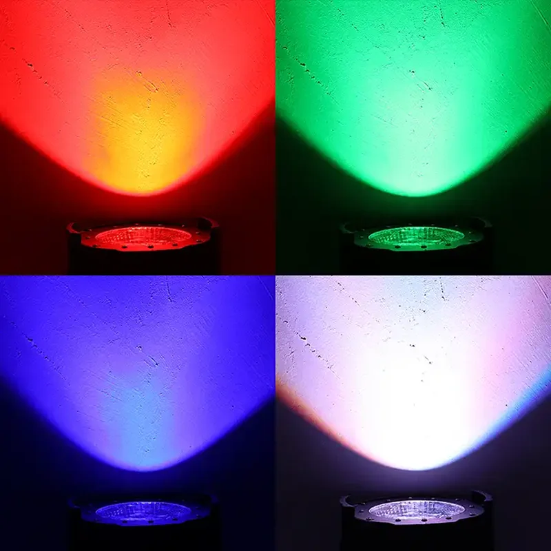 200W Warm White & Cool White Or RGBW 4IN1 COB LED Par Light Wedding Club Bar Party DMX512 Light Stage Spot Light Event Show