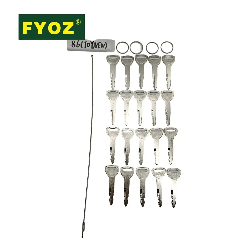 20PCS A62597 Key 57591-23330-71 for Forklift Heavy Equipment Ignition Switch