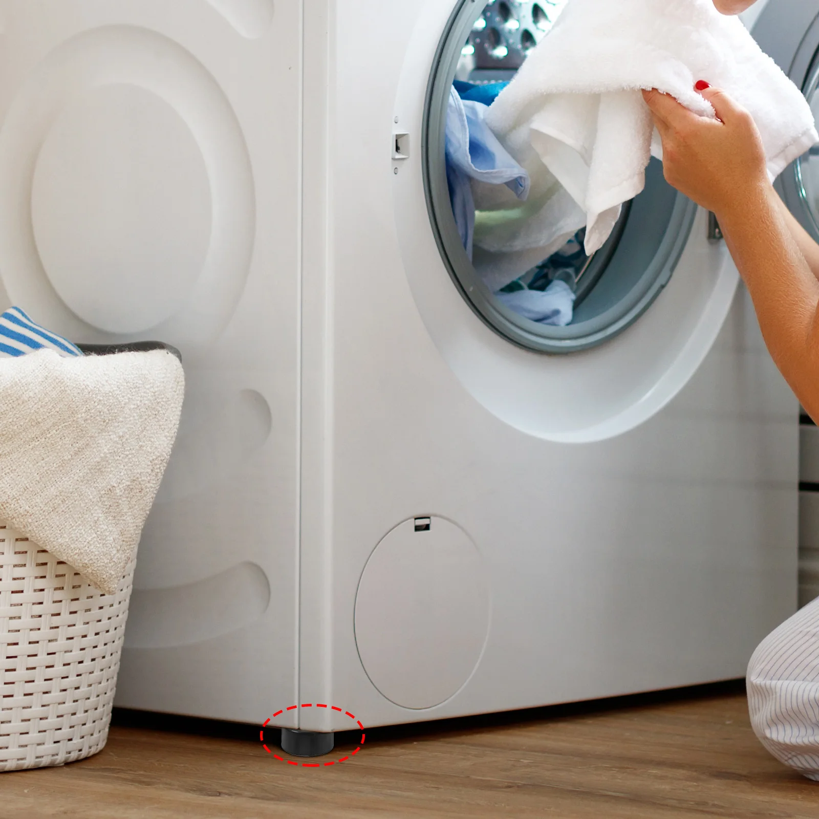 

4pcs -absorbing Rubber Pads for Air Compressor Generator Pressure Washer Vibration Damping Heavy Duty Machine Foot