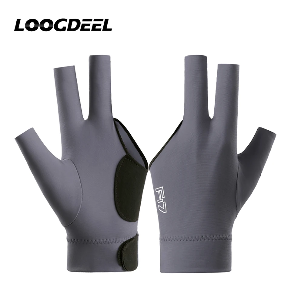 

LOOGDEEL 1PCS Wear-resistant Cue Sports Gloves Suit for Snooker and Billiards PortableSingle Left-hand Glove