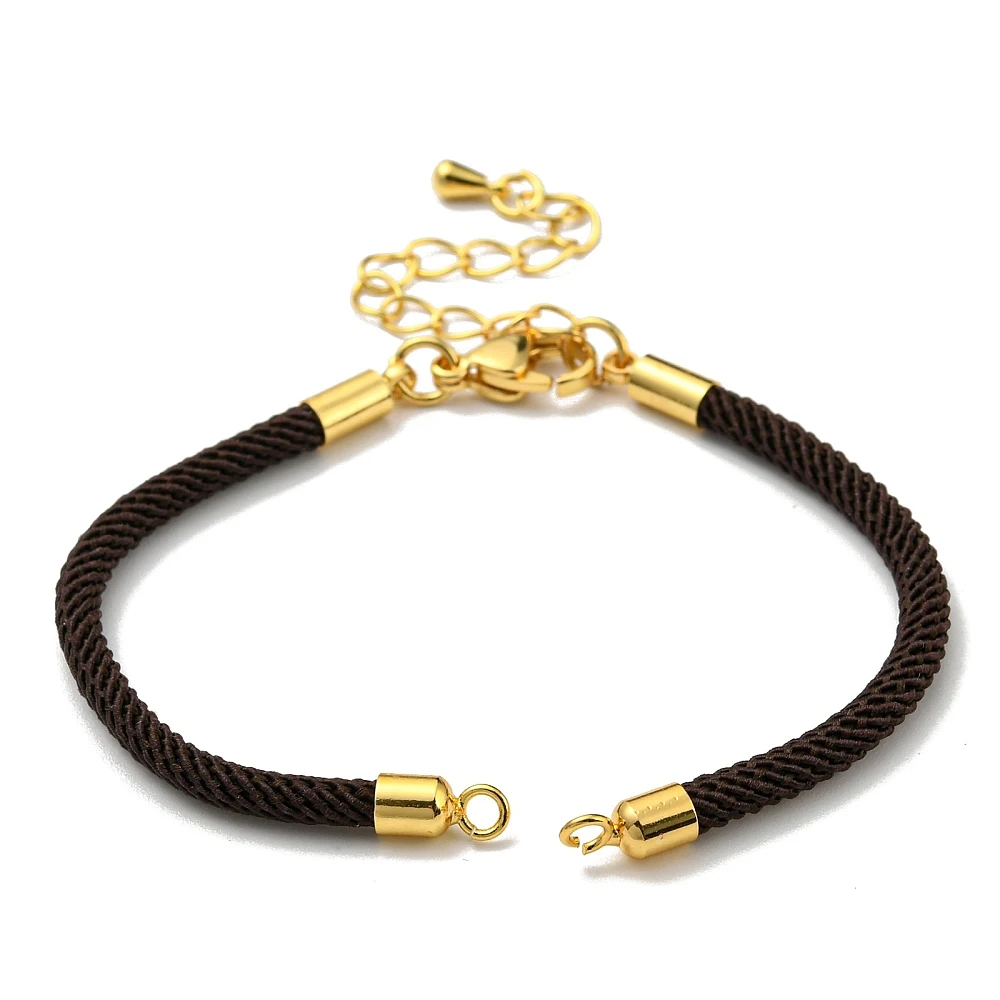 PandaHall 20-teiliges Nylon-Armband-Set, umweltfreundliche Messingbeschläge mit Karabinerverschlüssen für die Herstellung von DIY-Schmuckarmbändern – Detail 12