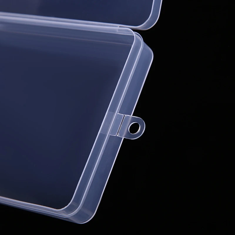 Dustproof Durable Strong Jewelry Storage Case Container Mini Plastic Box Rectangular Box Transparent Box Packing Box Storage Box