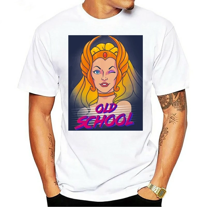 Men tshirt Shera Old School Unisex T Shirt women T-Shirt tees top