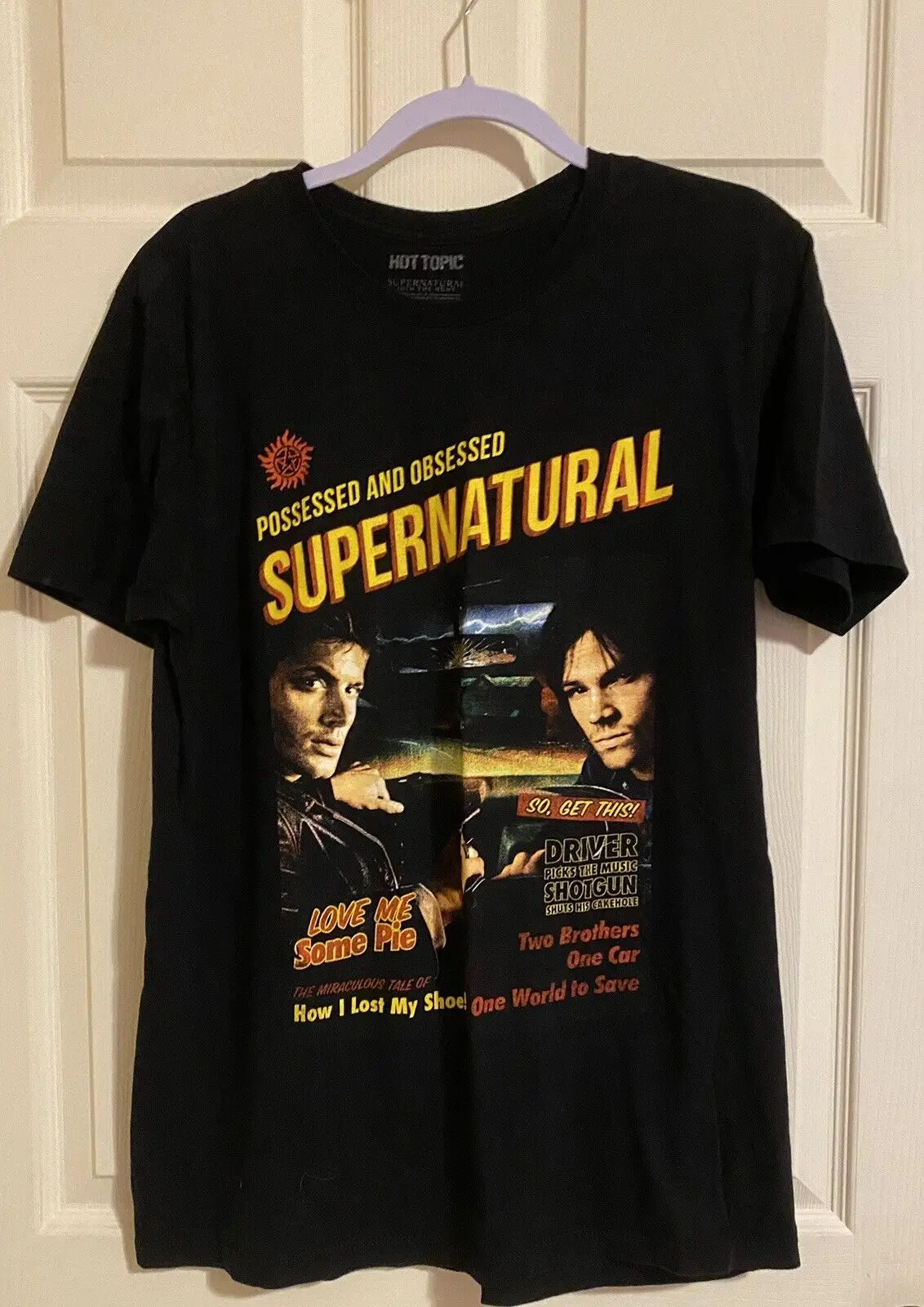 Supernatural T Shirt Hot Topic Sz L