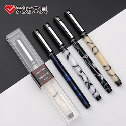 1pcs Aihao Gel Pen 0.5mm Black Bullet Head Water-based Mook Writing Smooth Kawaii School Office Stationery Art Supplies