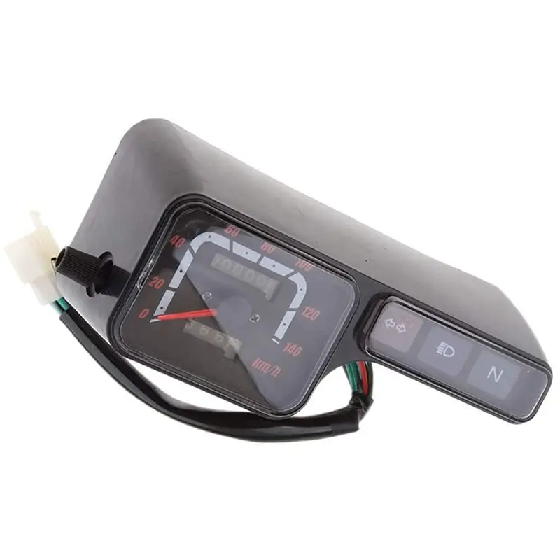 AB56-5X Motorcycle LCD Digital Speedometer Tachometer Odometer Gauge For Honda XR250 CRM250 BAJA250