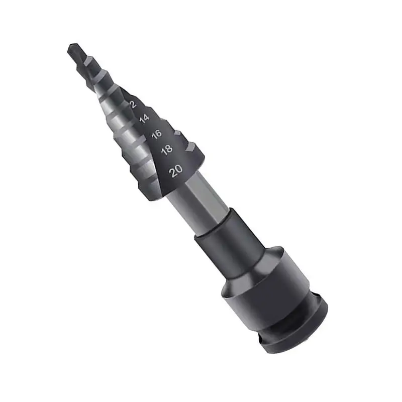 Stepper Drill Bit For Metal Industrial Grade Drill Bit Stepped Up Bits Home Tools Multi Size Hole Stepped Up Drill Bit For Sheet