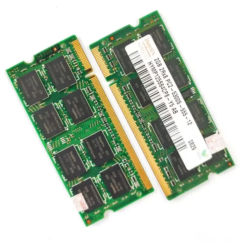 DDR2 RAMS 2GB 667MHz Laptop Memory DDR2 2GB 2RX8 PC2-5300s-555-12 SODIMM 1.8V