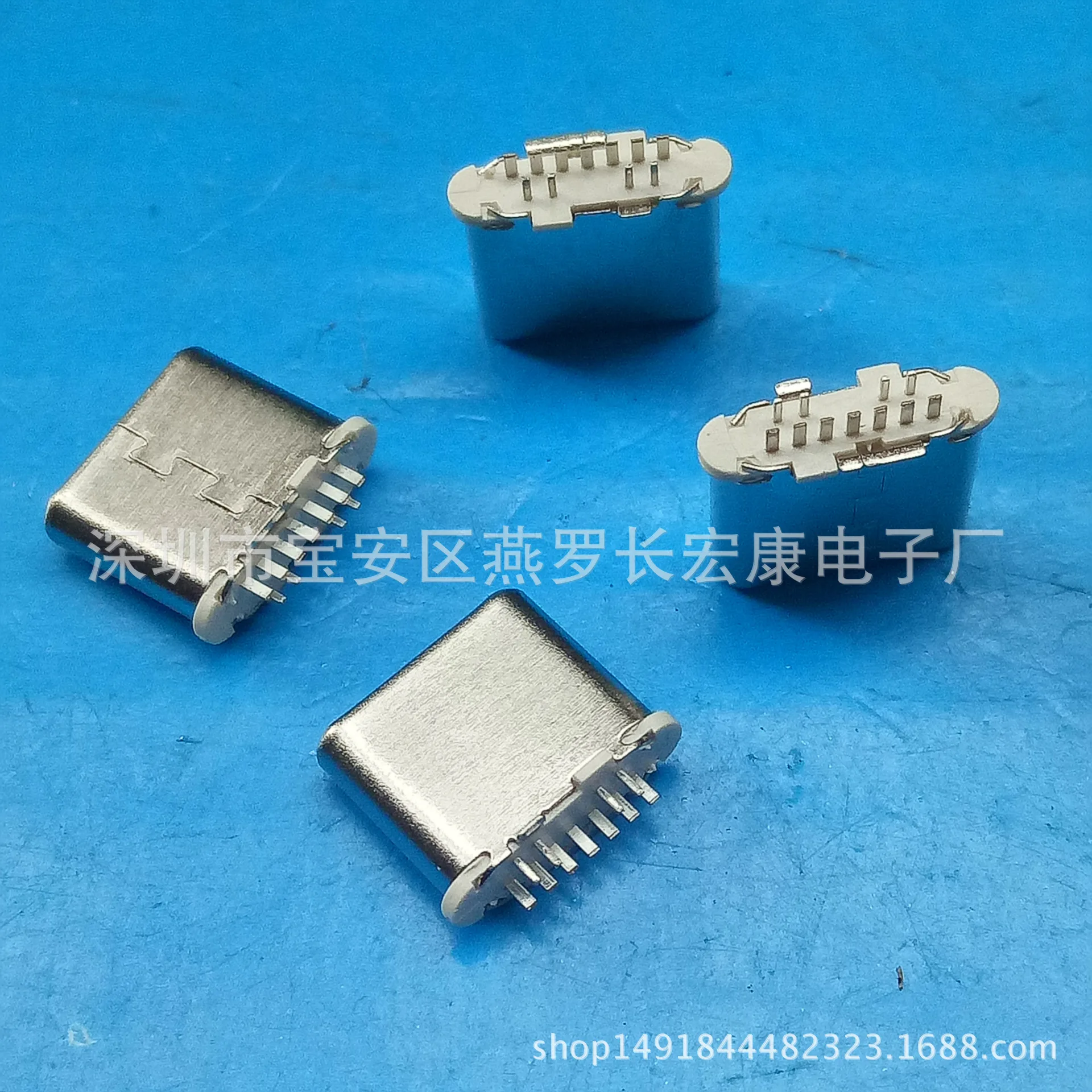 For 3.1 TYPE-C11P Splint Male Short Body L=6.75MM 11P Male for Back Clamping Soft Cable