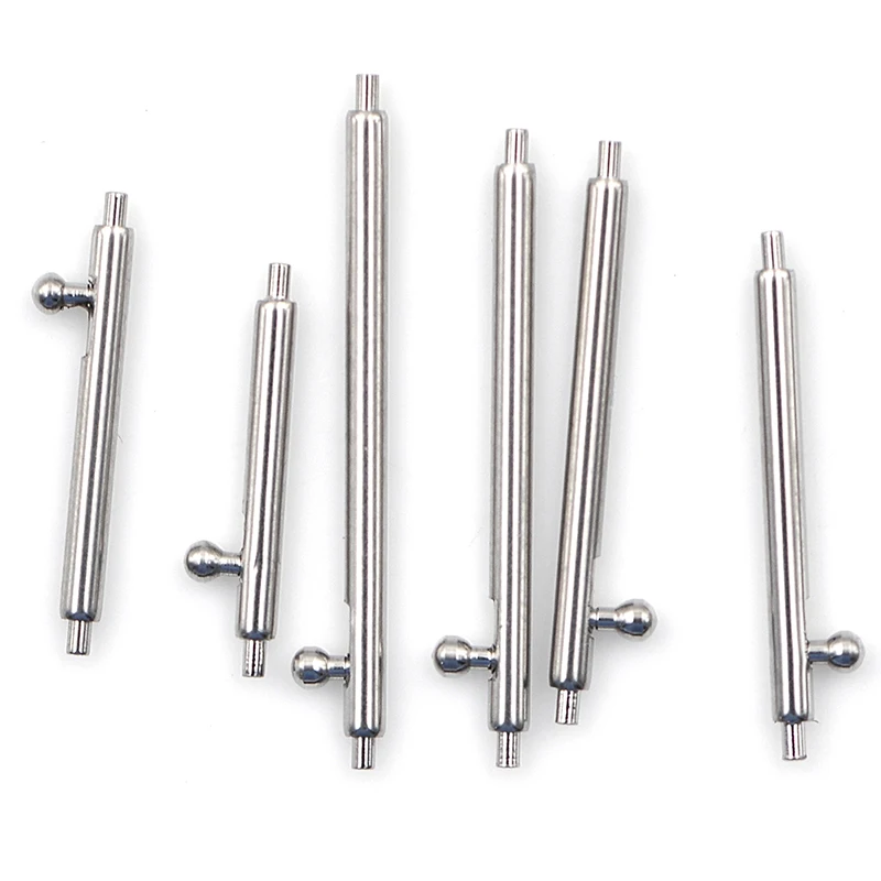 10pcs 16mm 18mm 20mm 22mm 24mm Stainless Steel Bars Strap Link Pin Quick Release Watch Band Single Switch Spring