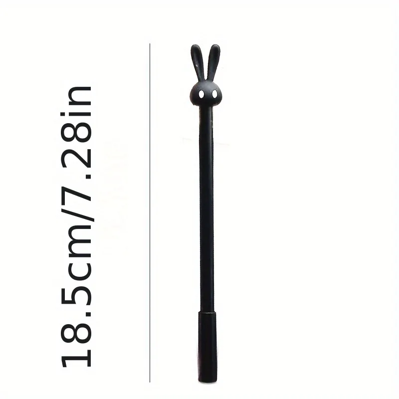 

8pcs mixed rabbit neutral black ink pens, gel pens,cute school supplies, office stationery, photo album, Kawaii pens, stationery