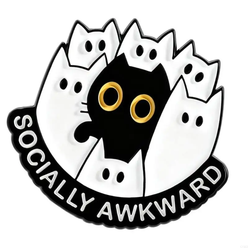 CORD 옷가방이나 모자에 부착하기 위한 다용도 에나멜 배지 불안 핀으로 사회적 피로를 유쾌하게 전달