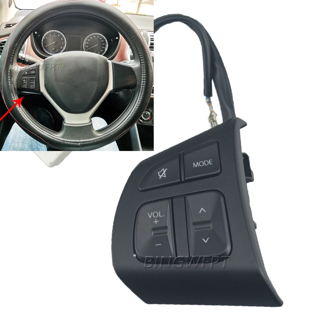 

37460-66M00-5PK For Suzuki Vitara Steering Wheel Switch Volume Sound Button Control Switch with Wire Car Accessories